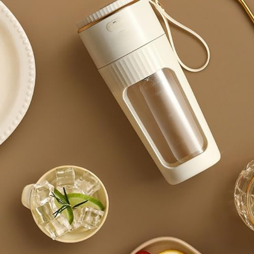 Spremiagrumi elettrico, piccolo mini spremiagrumi senza fili, portatile spremiagrumi -Blender, 10 lame elettrico frullati e frullati Mixer