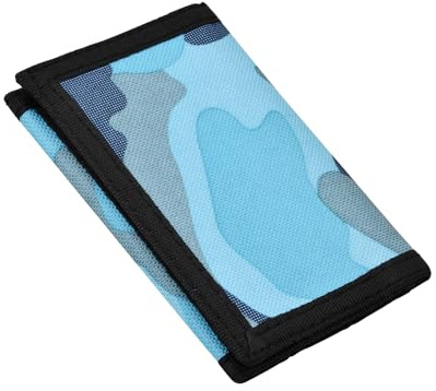 Portafoglio Mimetico - Portafoglio Uomo, Portafoglio Piccolo per Ragazzo e Bambino, Portamonete Uomo, Portafogli Compatto, Blu