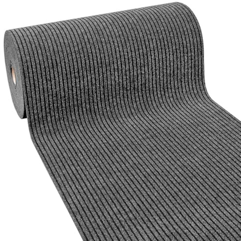 emmevi Passatoia Ingresso Esterno Su Misura Al Metro H100 Cm Tappeto Asciugapassi Moquette Antracite