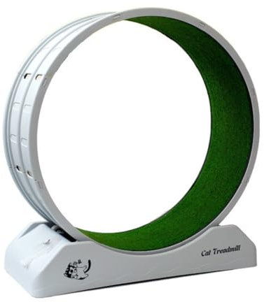 YGDYFDC Cat Wheel Katzen-Laufband, einfaches Katzen-Spielzeug, leises Sport-Katzen-Laufband, Nicht feststeckend, Katzen-Laufrad for Zuhause und drinnen Katzenlaufrad(Gray,80 * 35 * 85cm)