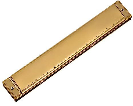 XANHOY Harmonica Polyphonische Harfe 28 Löcher für C Blues Mund Orgel Harfe Früherziehung Musiktraining