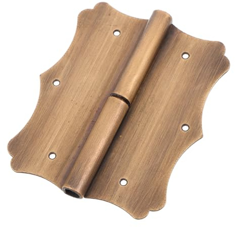 SOIMISS Bisagras De Cobre Para Puertas y Ventanas Herraje Decorativo Vintage Bisagras Para Muebles De Armario Para Puertas Interiores Resistente De Cafeterías