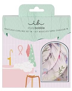 invisibobble SET Oasis Violet Spa Curler (3 Stück) – Lockenset über Nacht für natürliche Locken ohne Hitze – Locken Set für Kinder & Erwachsene – Schonendes Styling für sanfte Naturlocken