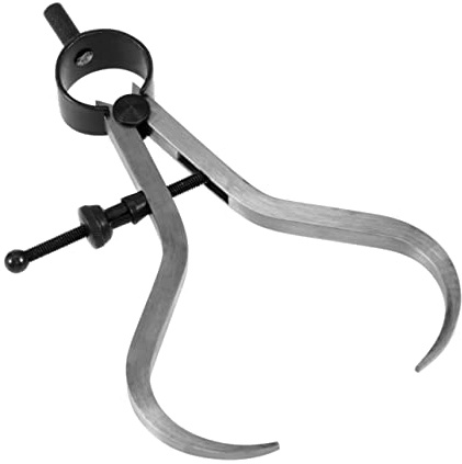 TOPBATHY Calibrador Exterior De Resorte Rápido Acero Inoxidable Ajuste Fino Herramienta De Medición Precisa Para Transferencias y Proyectos Manuales