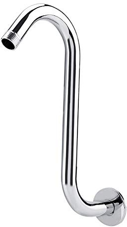 Cabezal de ducha de 8 pulgadas Brazo de acero inoxidable de gran altura S Brazo de extensión en forma de ducha para baño de hotel en casa