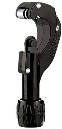 Senrise - Tagliatubi per tubi resistenti, in PVC, acciaio, rame, alluminio, tagliatubi in alluminio, colore: nero (3-35 mm)