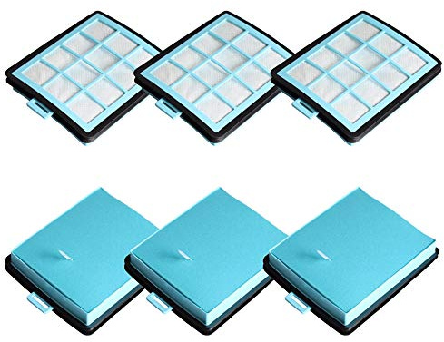M&M Smartek 3x Ansaugfilter für Philips FC8760/61/64/66/67/69 | Ansaugfilter wie CRP745/01 bzw. 432200533151; passgenau für PowerPro-Modelle und ohne Werkzeug schnell austauschbar.