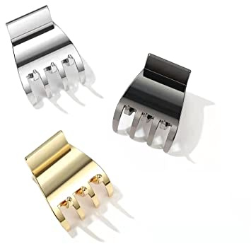 Haarklammer Klein Metall Haarklammern Rutschfeste Pferdeschwanz Haarspangen Für Medium Und Dünnes Haar-Accessoires Damen Frauen Mädchen