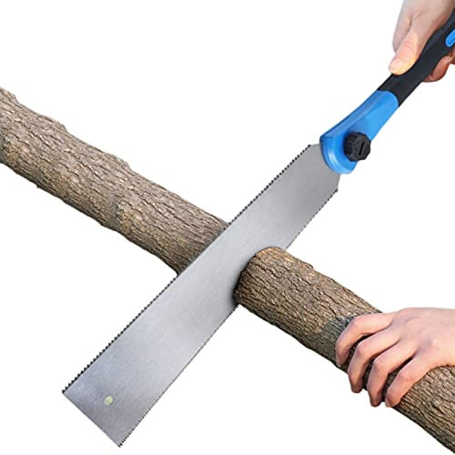 Japanese Ryoba Pull Saw,12.6 Inch Double Edge Hand Saw for Hardwood and Softwood Woodworking Tools Trim Saw