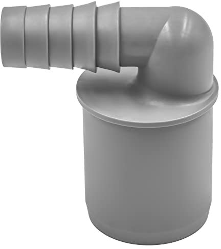 Curva 90° Ø 18–21,7 MM per Tubo Di Scarico – Raccordo Compatto in Polipropilene – per Lavatrice E Lavastoviglie