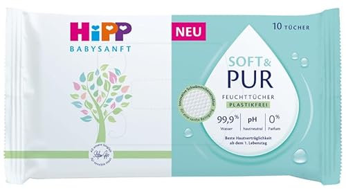 Hipp Babysanft Feuchttücher Soft & Pur Mini: 1 x 10 Feuchttücher