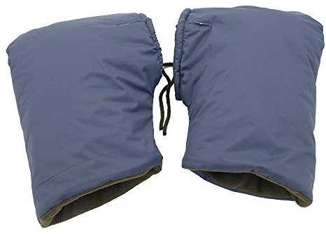 IBLUELOVER Gants de Moto Gant de Poignée Hiver épais Manchon Couvercle pour Motocyclette Vélo Cyclisme Scooter Gants Imperméable Chauffant Guidon de Protection Gant Chauds Moto Coupe-Vent