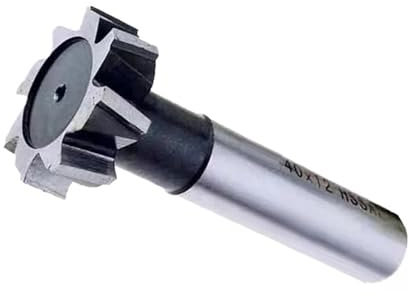 T-Nut-Fräswerkzeuge T-Nutenfräser for Metall, HSS, Woodruff-Schlüsselsitz, Fräser, Dicke 1–12 mm, Durchmesser 8–50 mm(1 mm,28D 16d 90L)