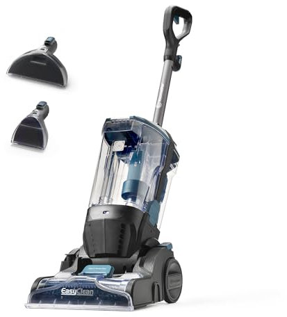 Vacmaster EasyClean Home Carpet Cleaner, Whole Home Cleaning, Dual rotating brushbars, Includes Accessory Hose and Attachments for Carpets, Stairs and Upholstery & cleaning solution, 2 year guarantee