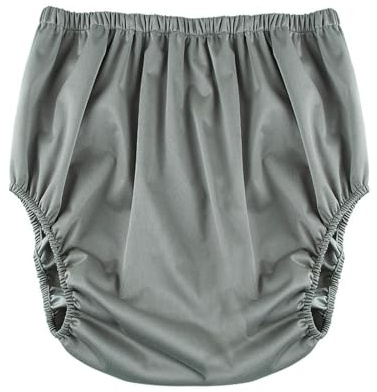 perfk Ropa interior a prueba de fugas para adultos, cubierta de pañal de tela, calzoncillos protectores para incontinencia, silenciosos, impermeables para, Xxl