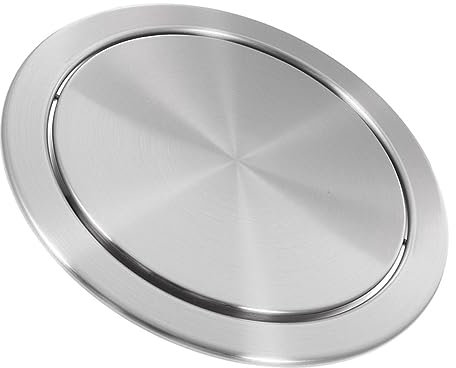 Amosfun Robuste Mülleimerabdeckung Schwingender Mülldeckel Für Die Tischplatte Für Den Hausküchenmüll