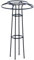 Paraguas de metal para jardín con enrejado de obelisco de 145 cm, soporte para plantas trepadoras, soporte de flores para rosas, clemátides, jazmín, estructura de soporte resistente y elegante