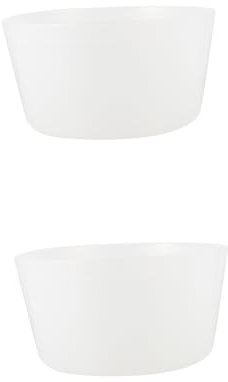 BESPORTBLE 2 Pcs Sauna Barrel Liner Spa Liner Sauna Accessories Bucket Barrel Sauna Cover Sauna Bucket Liner Spa Accessories Pool Use Tool Portable Bracket Pond Accessory Spa Tool White Pp