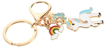 Homoyoyo Schlüsselanhänger Einhorn Aus Auto-schlüsselanhänger Handtaschen-dekor Kreativer Anhänger Rucksack-dekoration Cartoon-anhänger Für Taschen