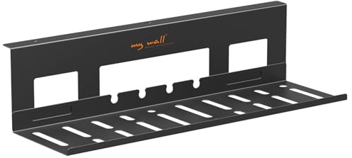 My Wall HZ48L Passe-câbles pour Bureau - pour Montage sous Un évier - Remplace Les Serre-câbles disgracieux - Design Ouvert - 400 x 140 x 100 mm - Charge maximale : 3 kg