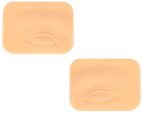 AMSLSIU Párpado práctica piel doble cara ojo ceja molde para sombra de ojos herramienta de ayuda Microblading doméstico profesionales principiantes