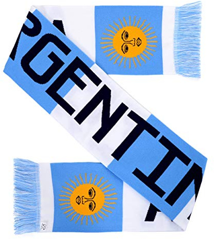 Euroscarves National Soccer - Bufanda de punto HD de alta definición