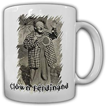 Tasse Clown Ferdinand Filmserie Künstler DDR Medien Abschied Darsteller #27192