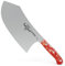Giesser depuis 1776 - fabriqué en Allemagne - couteau de chef chinois 22 cm Diamant rouge, PremiumCut Butcher No 1, hachoir, acrylique, rouge, inoxydable, couteau à griller allemand tranchant