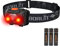 BORUIT Lampada Frontale LED Super Bright Lampade Frontali Rosso e Bianco 3 Batterie AAA Lnclus 4 Modalità Lampada Torcia Per Bambini Lettura Adulto Campeggio Ciclismo Escursionismo Pesca Faro Gear