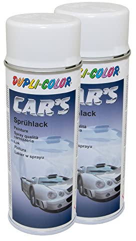 Lackspray Spraydose Sprühlack Cars Dupli Color 385896 weiss glänzend 2 X 400 ml