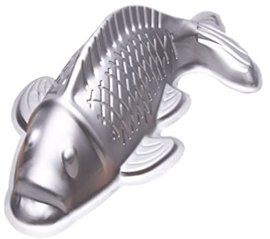 DOITOOL 3D Koi FischföRmige Kuchenform Aus Aluminium-Legierung Antihaft Backform FüR Schokolade Gelee Und Reiskuchen Ideal FüR Diy Backen Und Partydekoration
