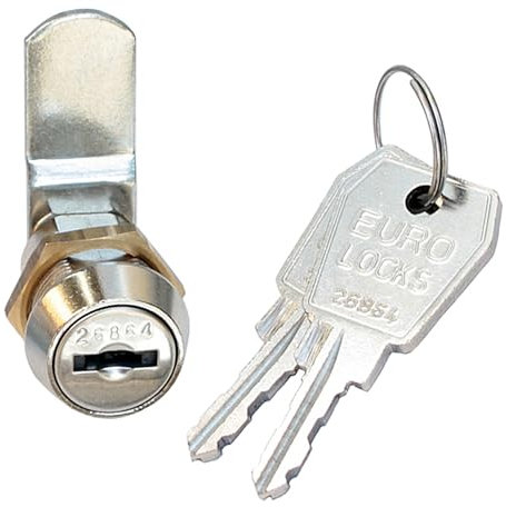 2 x Schrankschloß Möbelschloß Briefkastenschloß 20 mm Hebelschloß