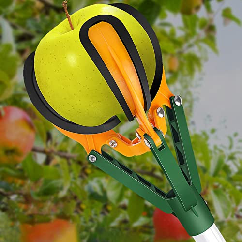 Tightstore Recoge Frutas Telescopico, Poste para Recoger Frutas, Recogedor de Árboles Frutales, Extensión de 4, 9 Pies