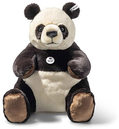 Steiff Kuscheltier Teddies for Tomorrow Pandi Großer Panda, Süßes Stofftier, Kinder, Jungen & Mädchen, Plüschtier 40 cm, Mehrfarbig, 067877