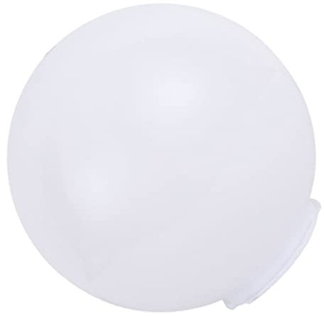 Luxshiny Globe De Lampadaire En Acrylique Avec Col Fileté De 3. 7 Pouces Abat-Jour Blanc Rond En Plastique Globe Lumineux À Col À Couvercles De Lumière De Ventilateur De Plafond