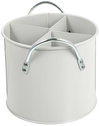 NAMOARLY 1stk Aufbewahrungsbehälter Für Besteck Utensilienhalter Aus Metall Besteck Aufbewahrungsbox Utensilienhalter Aus Edelstahl Tischbesteck- Metallbesteck Nordisch Topf Eisen