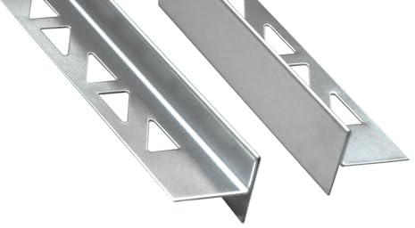 Gefälleprofil Dusch-, Keil-Profil 11 mm, Gebürstet, V2A Edelstahl (Links, 100 cm)