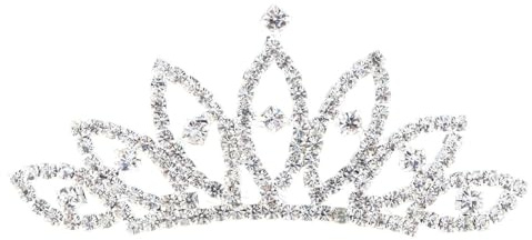 Angoily Mini-diadem Aus Kristall Mini Crystal Tiara Kleines Kronhaarkamm Tiara Haarkamm Kleiner Haarkamm -prinzessin-kronenkamm Crystal Comb Kleine Krone Kleine Strasssteine Kind