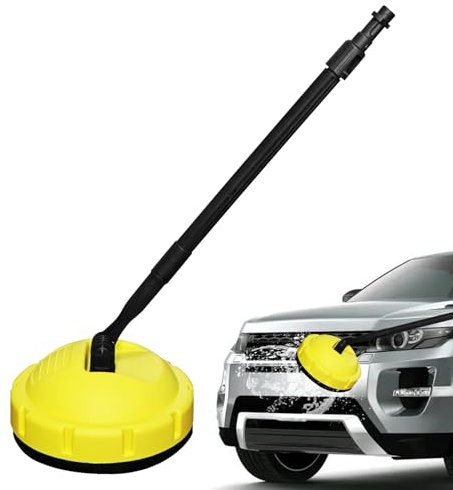 Viceda High Pressure Patio Cleaner for K1-K7,Pressure Washer Rotating Attachment with Long Handle for Outdoor Car and Driveway Cleaning,Versatile Pressure Washer Accessory Set