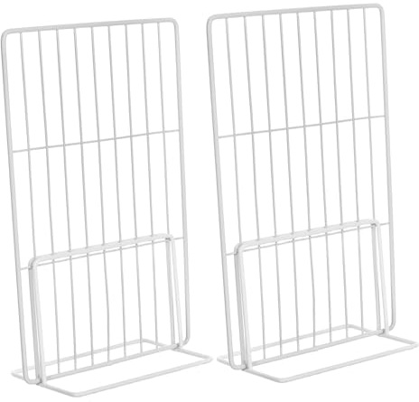 Alipis Divisor de Frigorífico de Hierro, 2 Piezas, Blanco, Resistente | Separadores de Malla para Congelador, Diseño Ahorra Espacio, Colocación Flexible, Uso Prolongado, 2 Unidades