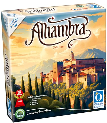 Queen Games - 10802 Alhambra Family and Frends INT Compact Edition