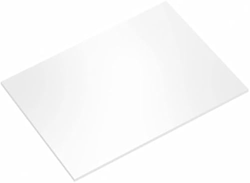 Simply Making Oblong Rectangle Masonite White or Black Cake Board, Gloss and Matt Masonite Board (White Gloss, 16 x 12)