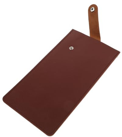 BESTOYARD Funda Protectora para Cuchillos de Cocina, Estuche de Almacenamiento en Pu Marrón, Fácil de Limpiar y Transportar, Adecuado para Cocina y Exterior