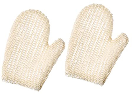 CALLARON 2 Piezas Guantes De Baño Exfoliantes Para Ducha Guantes De Spa Engrosados Para Eliminar Piel Muerta Para Masaje