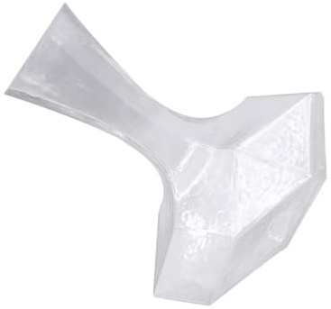 POPETPOP Decanter Per Vino in Vetro Geometrico Design Moderno, Fondo Piatto Stabile, Adatto Per Uso Domestico e Per Aerare Vini, Vodka e Whisky