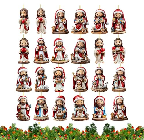 Julkalender Adventskalender Med 24 Dagar Och Jesus