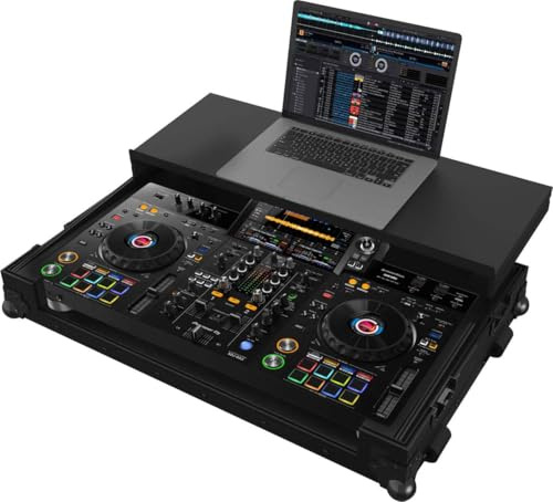 Zomo Flightcase P-XDJ-RX3 Plus NSE – kompatibel mit Pioneer DJ XDJ-RX3 – DJ Equipment Case mit Laptopablage 818 × 512 × 220 mm – Schwarz – robustes Sperrholz