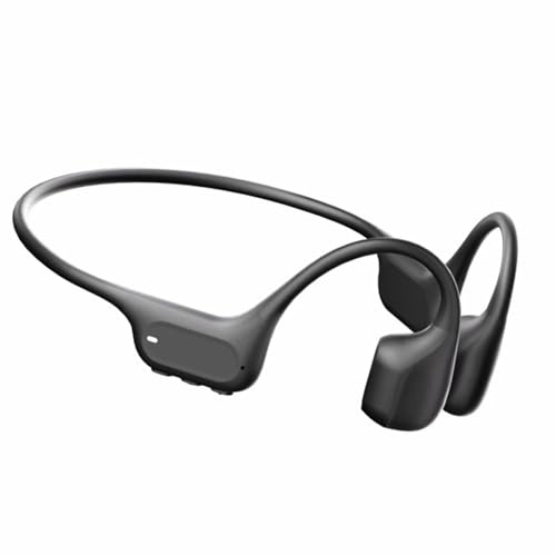 Potewek Bone Conduction Headphones with Air Conduction, Bluetooth 6.0 Open-Ear Sports Headset, 32GB MP3 Player Built-in, IP68 Waterproof Swimming Running Headphones, Long-range Battery Life