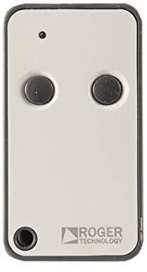 Radio control de código fijo E80/TX52R/2 433,92 MHz 2 canales con función de copia ROGER