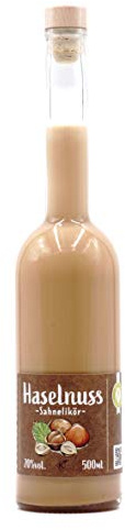 Brennerei Kessler Haselnuss-Sahne-Likör 20% vol. - 0,5 Liter